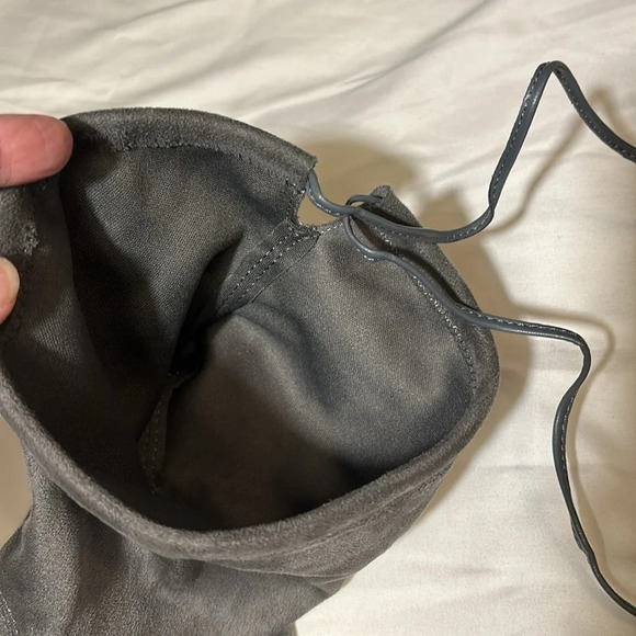 Circus Sam Edelman Peyton Stretch Over-The-Knee Boot Grey  SZ 7.5 Suede - Picture 8 of 11